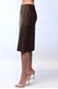 Picture of SKIRT HALESIA P5306 MARRONE