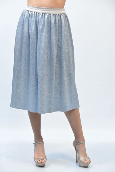 Picture of SKIRT GRETHA MILANO G G012 2198 ARGENTO