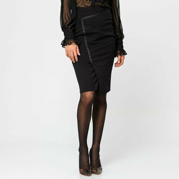 Picture of SKIRT ACCESS FASHION 6017-164 NERO