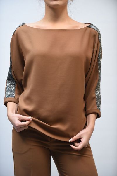 Picture of SHIRT WOMAN ACCESS FASHION 2079-137 CAMMELLO