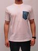 Picture of T-SHIRT UOMO P.M.D.S. ART. TEE STRIP BIANCO MADE IN ITALY
